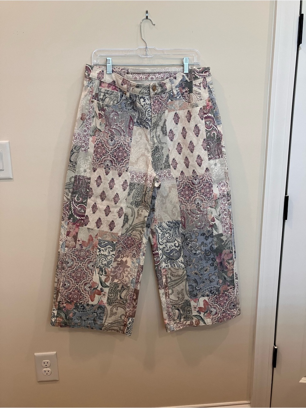 Chico’s Patchwork Paisley Wide-Leg Pants - Multicolor